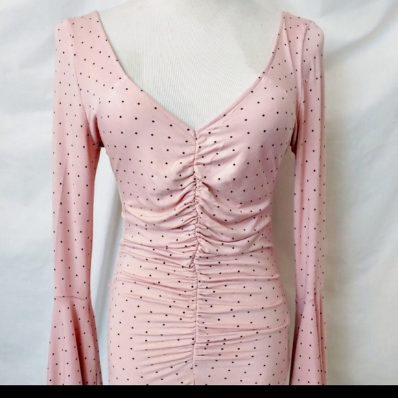 🥳HP🥳Free People Bell Sleeve What a Babe Top - Picture 8 of 9